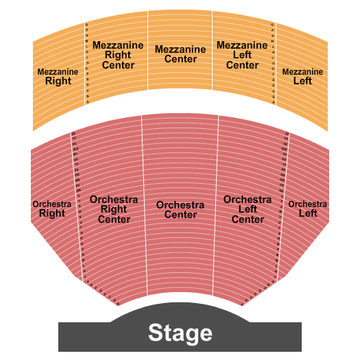 Hollywood Pantages Theatre The Notebook Seating Chart